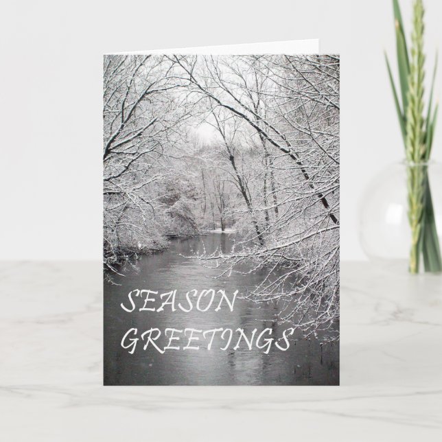 Season Greetings  Riverview Holiday Card (Front)