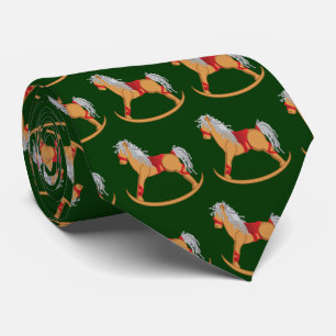 Season Greetings: Rocking Horse Tie
