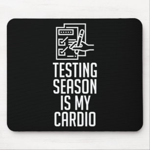 Season Is My Cardio Funny Saying Teacher Gift Mouse Pad
