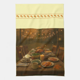 Season of Gatherings Kitchen Towels