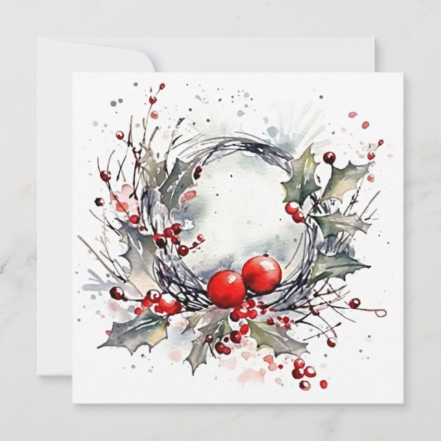 "Season of Hope: Embracing Christmas Blessings" Card (Front)
