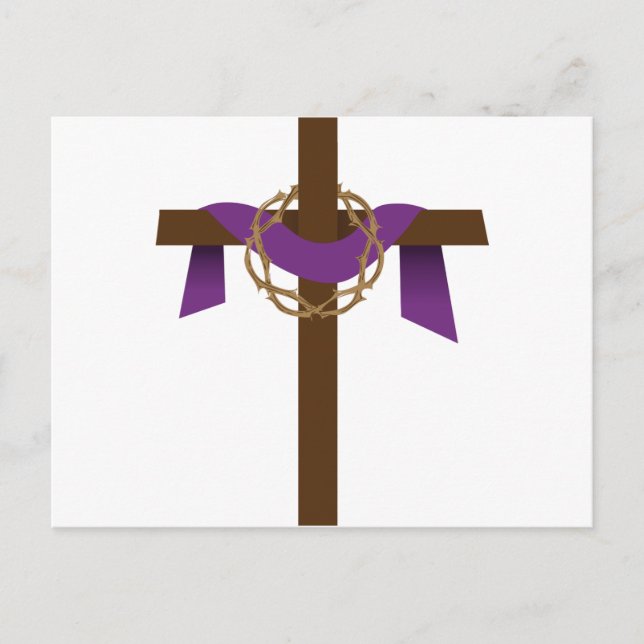 Season Of Lent Cross Postcard (Front)