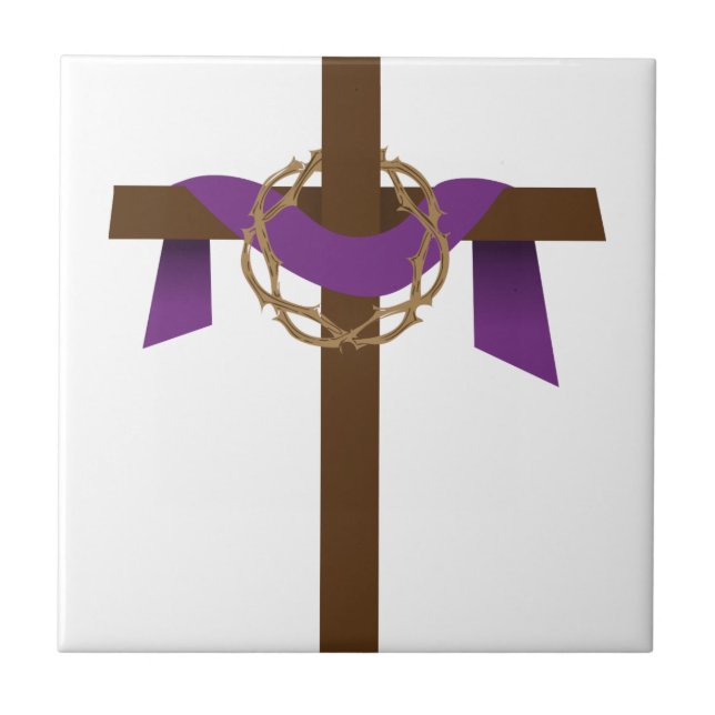 Season Of Lent Cross Tile (Front)