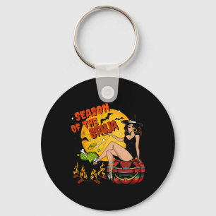 Season Of The Bruja Halloween Keychain