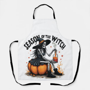 Season Of the Witch Spooky Hallowee Wtich Apron
