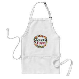 Season’s Eatings Funny Christmas Food Standard Apron