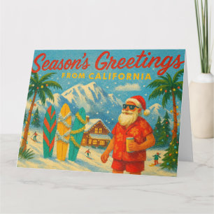 Season’s Greetings from California Card