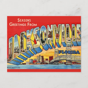 Season s Greetings Jacksonville  Postcard