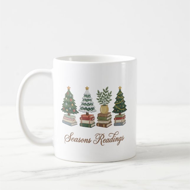 Season’s Readings Christmas Mug (Left)