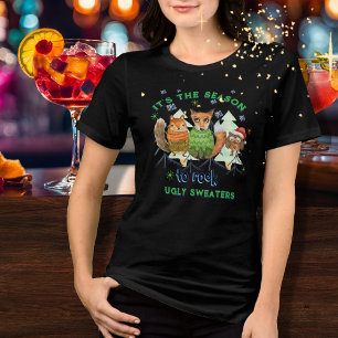 Season to Rock Ugly Sweater woodland animals