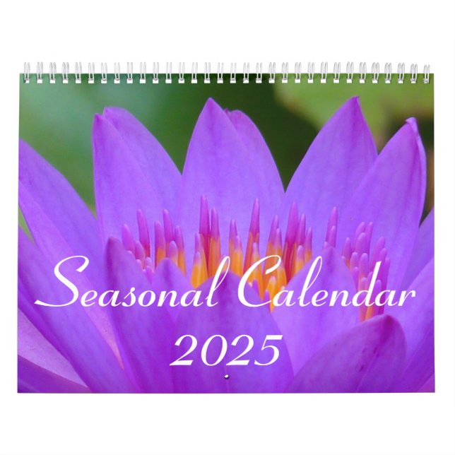 Seasonal Calendar 2025 (Cover)