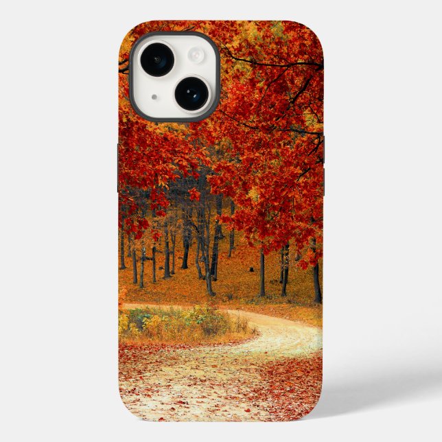 Seasonal colours of Autumn Case-Mate iPhone Case (Back)