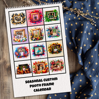 Seasonal Custom Photo Frame Calendar
