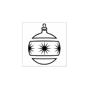 Seasonal Decor Rubber Stamp