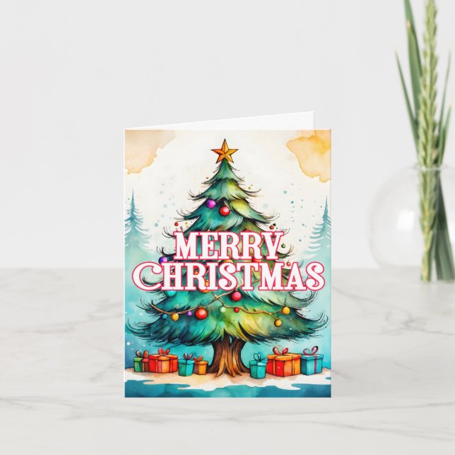 Seasonal Decorative Holiday Christmas Tree (Front)