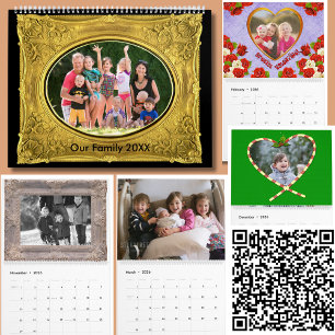 Seasonal Family Photo Frame Images Personalized Calendar