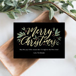 Seasonal Glow EDITABLE COLOR Christmas Card<br><div class="desc">Celebrate the season with this modern and stylish card from Berry Berry Sweet. Matching items and more design options are available at our store: www.berryberrysweet.com. Background color can be customized online to best match your photo!</div>