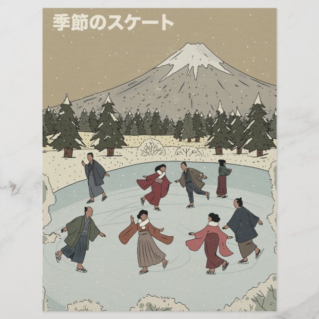 Seasonal Ice Skating Letterhead (Front)