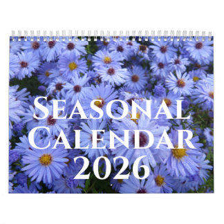 Seasonal Photo Calendar 2026
