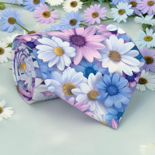 Seasonal Spring Colourful Floral Necktie Tie