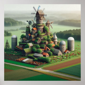 Seasonal Story Towers Poster