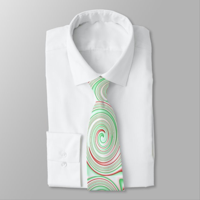 Seasonal Swirl Tie (Tied)