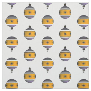 Seasonal Tree Globes Christmas Decor Fabric