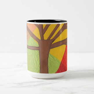 Seasonal Tree Two-Tone Coffee Mug