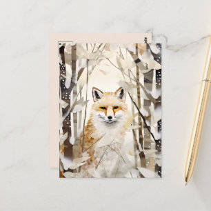 Seasonal Winter polar bear lovers  Postcard