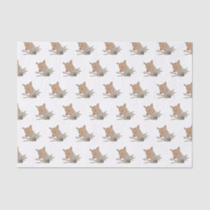Seasonal Woodland Fox Tissue Paper