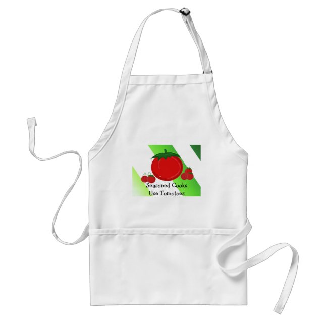 Seasoned Cooks Use Tomotoes Standard Apron (Front)