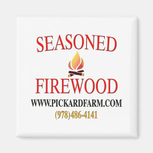 Seasoned Firewood Magnet