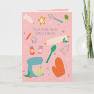 Seasoning Salutations Fête Carte de voeux
