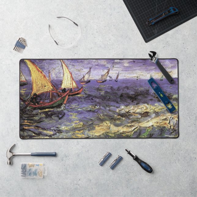 Seasons à Saintes Maries par Vincent van Gogh (Poste de travail)