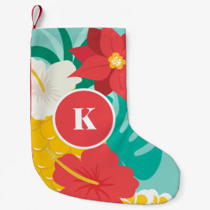 Season's Aloha Hawaiian Christmas Stocking