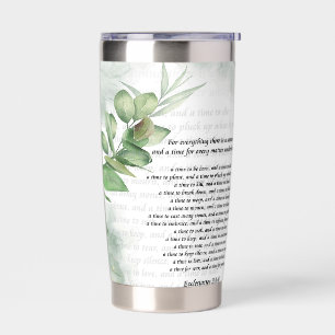 Seasons and time greenery  insulated tumbler