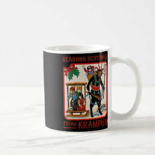 Seasons Beatings From Krampus Christmas  Coffee Mug
