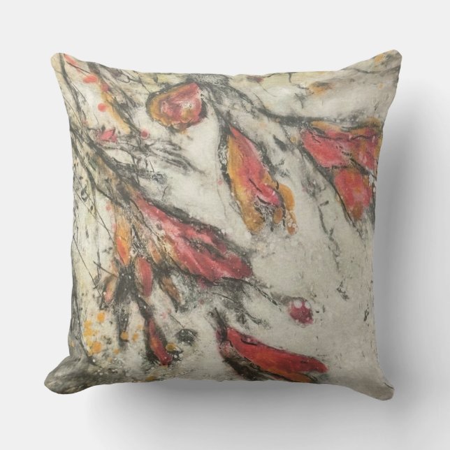 Season's Change Throw Pillow (Front)