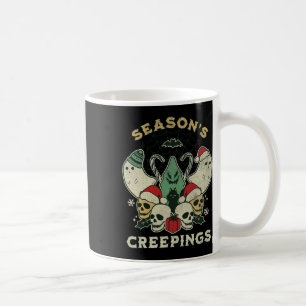 Seasons Creepings Fun Halloween Christmas Graphic  Coffee Mug
