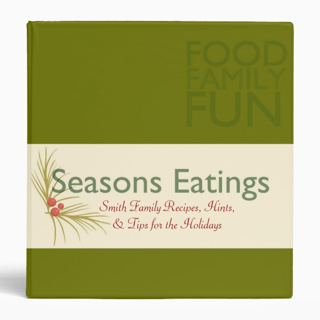 Seasons Eatings Binder (Front)