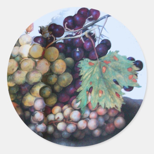 SEASON'S FRUITS 1 CLASSIC ROUND STICKER (Front)