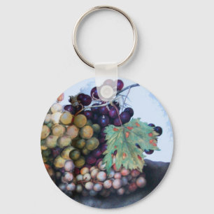 SEASON'S FRUITS 1 - GRAPES AND PEARS KEYCHAIN