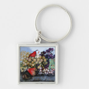 SEASON'S FRUITS 1 - GRAPES AND PEARS KEYCHAIN
