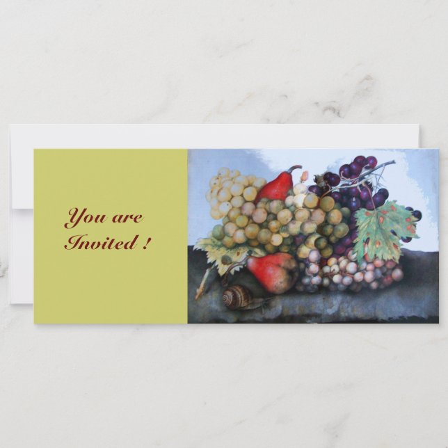 SEASON'S FRUITS 1 INVITATION (Front)