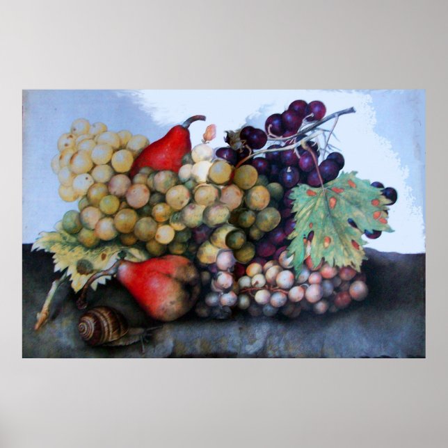 SEASON'S FRUITS / GRAPES AND PEARS POSTER (Front)