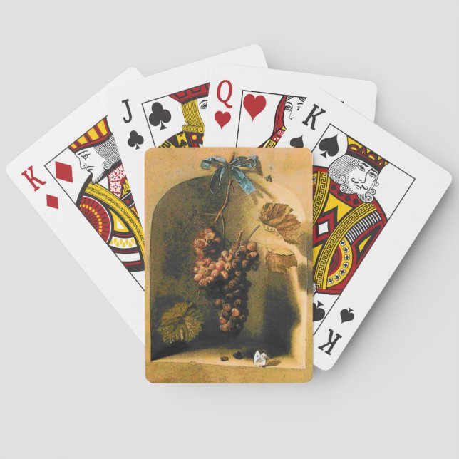 SEASON'S FRUITS -PROSPERITY  brown green yellow Playing Cards (Back)