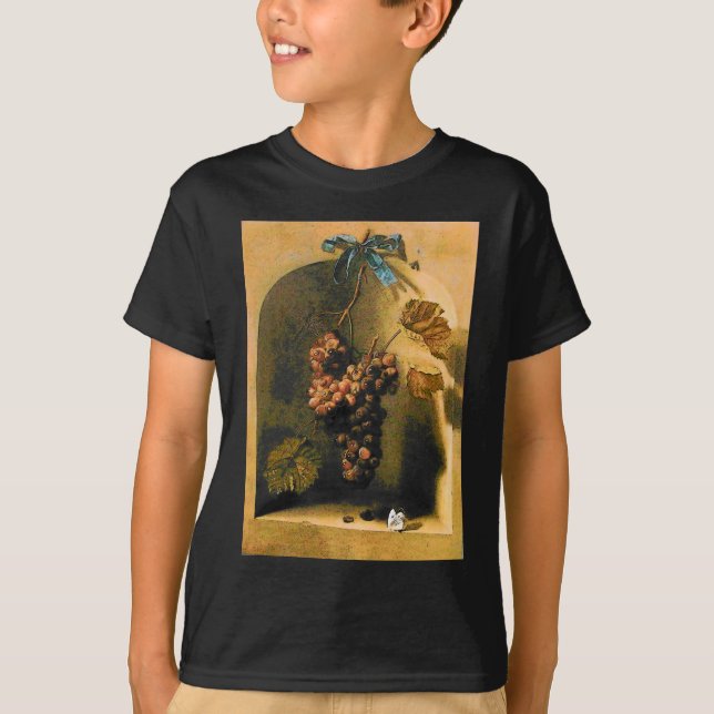 SEASON'S FRUITS -PROSPERITY brown yellow green T-Shirt (Front)