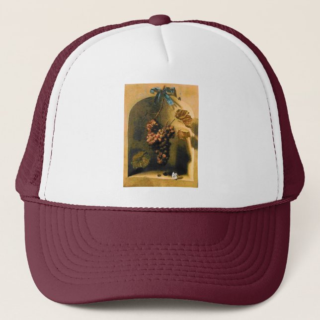 SEASON'S FRUITS -PROSPERITY brown yellow green Trucker Hat (Front)