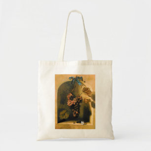 SEASON'S FRUITS -PROSPERITY HANGED GRAPES Rustic Tote Bag