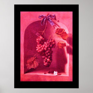 SEASON'S FRUITS -PROSPERITY pink red purple Poster